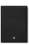Montblanc Sartorial Leather Passport Holder In Black