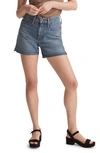 MADEWELL RELAXED MID LENGTH DENIM SHORTS