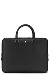 Montblanc Leather Sartorial Thin Document Case In Black
