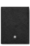 Montblanc Mini Sartorial Leather Bifold Wallet In Black