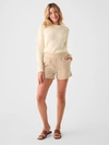 Faherty Arlie Linen-blend Short In Safari