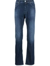 Jacob Cohen Indigo Blue Cotton Blend Denim Jeans In Denim