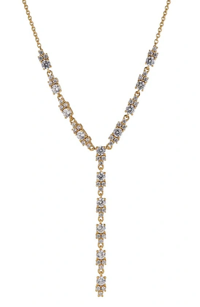 Nadri Cluster Y-necklace In Gold