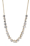 NADRI LARGE CUBIC ZIRCONIA FRONTAL NECKLACE