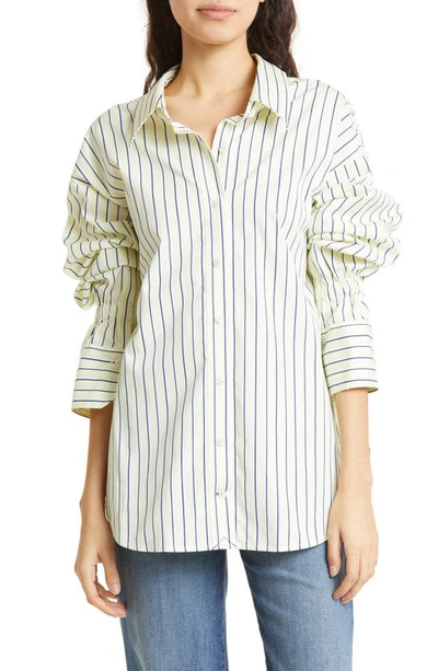 A.l.c Monica Striped Shirt In Multi