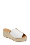 TONI PONS IVONNE ESPADRILLE PLATFORM WEDGE SLIDE SANDAL