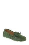 Ann Mashburn Driving Loafer In Leaf Suede