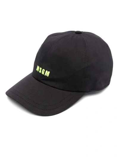 Msgm Hat Accessories In Black
