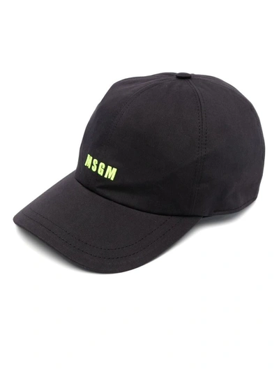 MSGM MSGM LOGO-EMBROIDERED BASEBALL CAP ACCESSORIES
