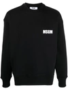 Msgm Sweatshirt Clothing In Black