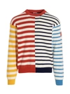 Kenzo Men's Graphic Nautical Striped Sweater In Multicolor