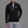 Zero Restriction Pitt | Z500 1/4 Zip Pullover | Collegiate In Black/metallic Silver