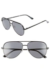 QUAY HIGH KEY MINI 51MM AVIATOR SUNGLASSES