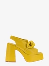 Stella Mccartney Skyla Chain Platform Sandals In Gold