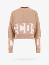Gcds Sweater In Beige