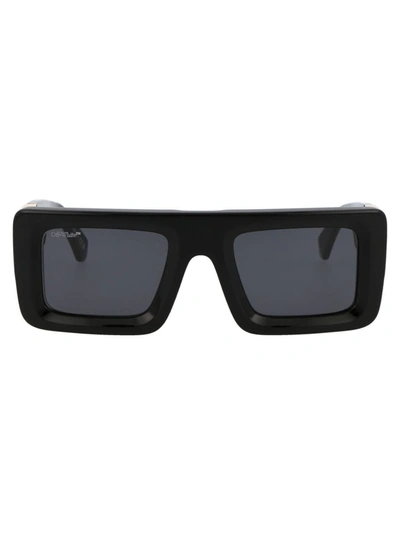 Off-white Sunglasses In 1007 Black Dark Grey