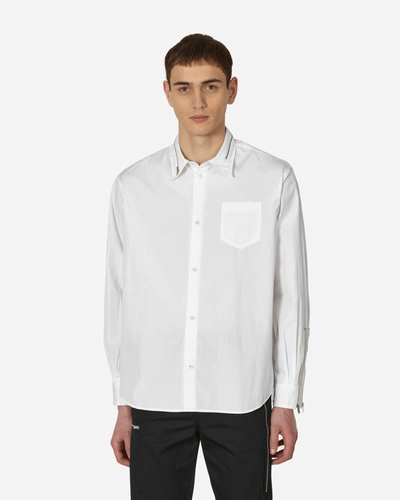 Undercover Zipper Shirt In White