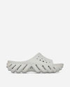 Crocs Echo Slides Grey In White