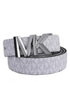 MICHAEL KORS MONOGRAM REVERSIBLE LEATHER BELT