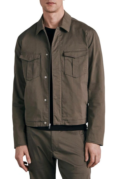 Rag & Bone Archive Garage Jacket In Olive
