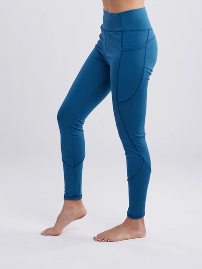 Jupiter Gear High-waisted Classic Gym Leggings With Side Pockets In Multi