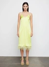 BAILEY44 LEILANI FEATHER SLIP DRESS IN MIMOSA