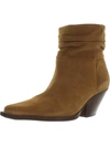 VINCE CAMUTO NERLINJI WOMENS SUEDE POINTED TOE ANKLE BOOTS