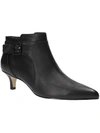 Bella Vita Bindi Womens Suede Zipper Booties In Black