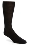 CANALI SOLID WOOL BLEND SOCKS