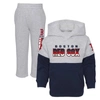 OUTERSTUFF TODDLER NAVY/HEATHER GRAY BOSTON RED SOX TWO-PIECE PLAYMAKER SET