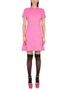 Dolce & Gabbana Tweed Midi Dress In Pink