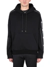 Dolce & Gabbana Men's Sweatshirt With Logoed Band In Black
