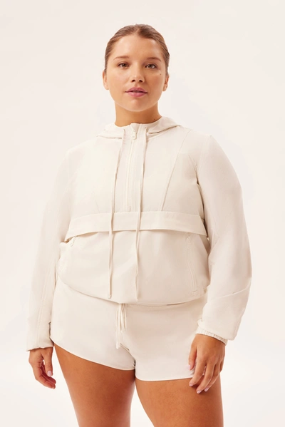 Girlfriend Collective Ivory Play Windbreaker