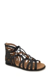 Gentle Souls By Kenneth Cole Women's Break My Heart Gladiator Sandals In Black Raffia