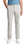 Peter Millar Pilot Flat Front Stretch Cotton Twill Pants In Mountain Grey