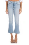 Fidelity Denim Juniper High Waist Crop Flare Jeans In Naples