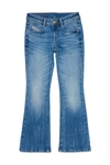 Diesel 1969 D-ebbey-j Trousers  1969 D-ebbey Bootcut Jeans Used Effect In Blue