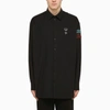 FRED PERRY RAF SIMONS FRED PERRY RAF SIMONS SHIRT WITH EMBROIDERIES