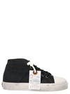 Dolce & Gabbana Re-edition Vintage Mid Top Sneakers In Black