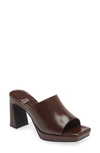 JEFFREY CAMPBELL CAVIAR PLATFORM SLIDE SANDAL