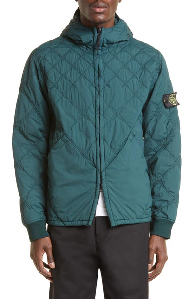Stone Island Stella Skin Touch Nylon Star Quilted Jacket In