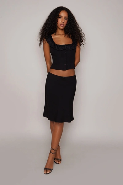Danielle Guizio Ny Paloma Skirt In Black