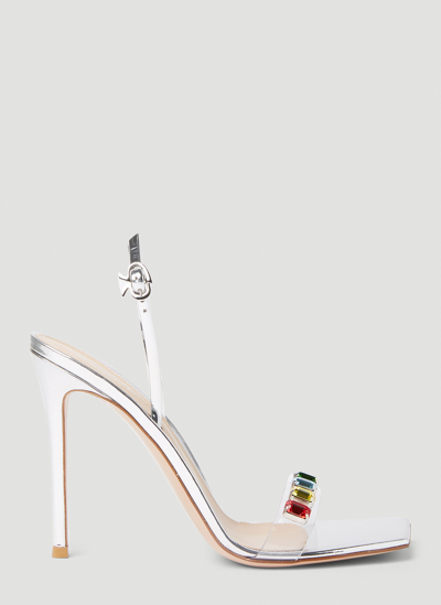 GIANVITO ROSSI RIBBON CANDY HIGH HEEL SANDALS