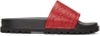 Gucci 'pursuit Treck' Slide Sandal In 6433 Red