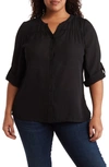 BY DESIGN BY DESIGN LORELAI 3/4 SLEEVE BLOUSE