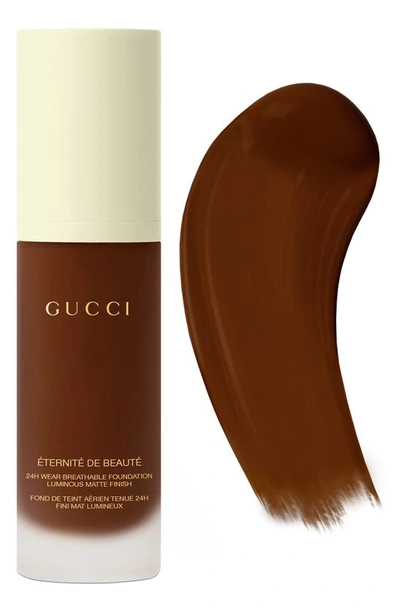 GUCCI GUCCI ÉTERNITÉ DE BEAUTÉ 24-HOUR FULL COVERAGE LUMINOUS MATTE FINISH FOUNDATION
