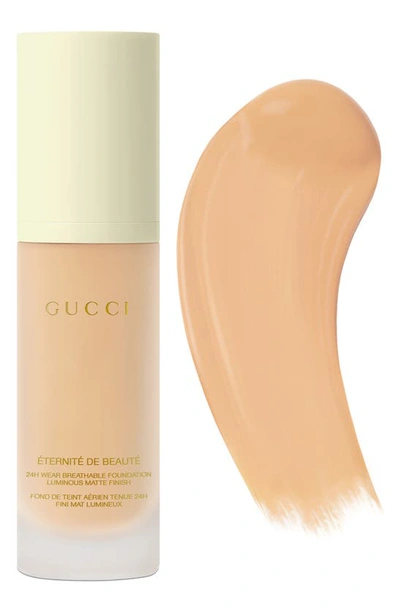 GUCCI GUCCI ÉTERNITÉ DE BEAUTÉ 24-HOUR FULL COVERAGE LUMINOUS MATTE FINISH FOUNDATION