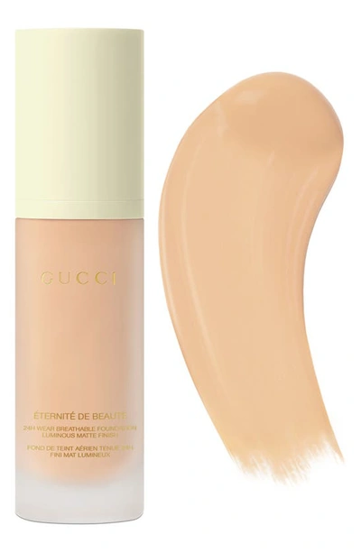 GUCCI GUCCI ÉTERNITÉ DE BEAUTÉ 24-HOUR FULL COVERAGE LUMINOUS MATTE FINISH FOUNDATION