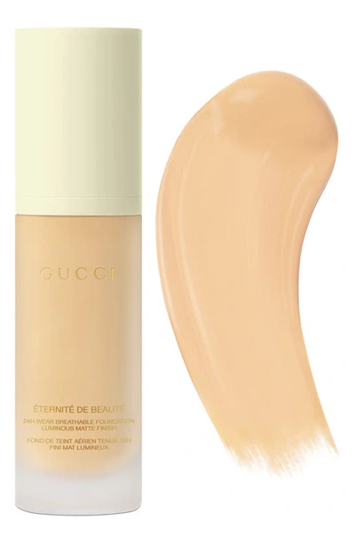 GUCCI GUCCI ÉTERNITÉ DE BEAUTÉ 24-HOUR FULL COVERAGE LUMINOUS MATTE FINISH FOUNDATION