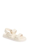 Steve Madden Mona Sandal In Bone